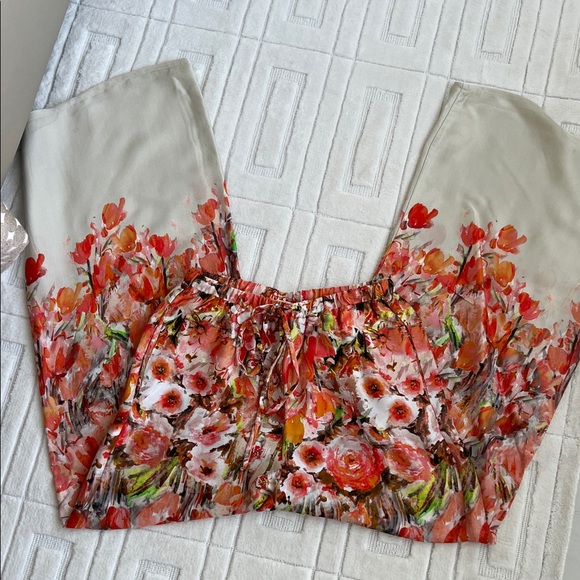 Lavender Brown Colorful Floral Set Size XS - Picture 4 of 11